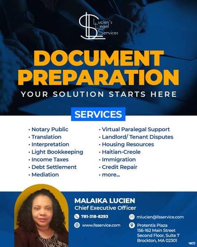 Document Prep. Business Flyer